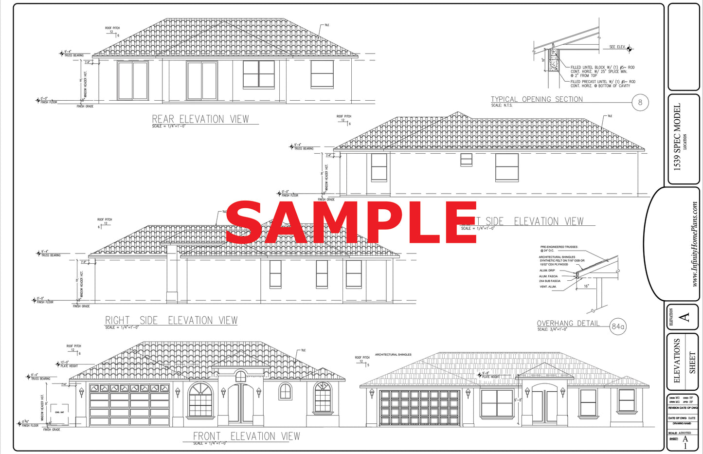 1616 Square Foot Spec - On Special $1,000