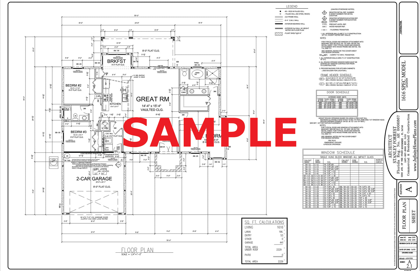 1616 Square Foot Spec - On Special $1,000