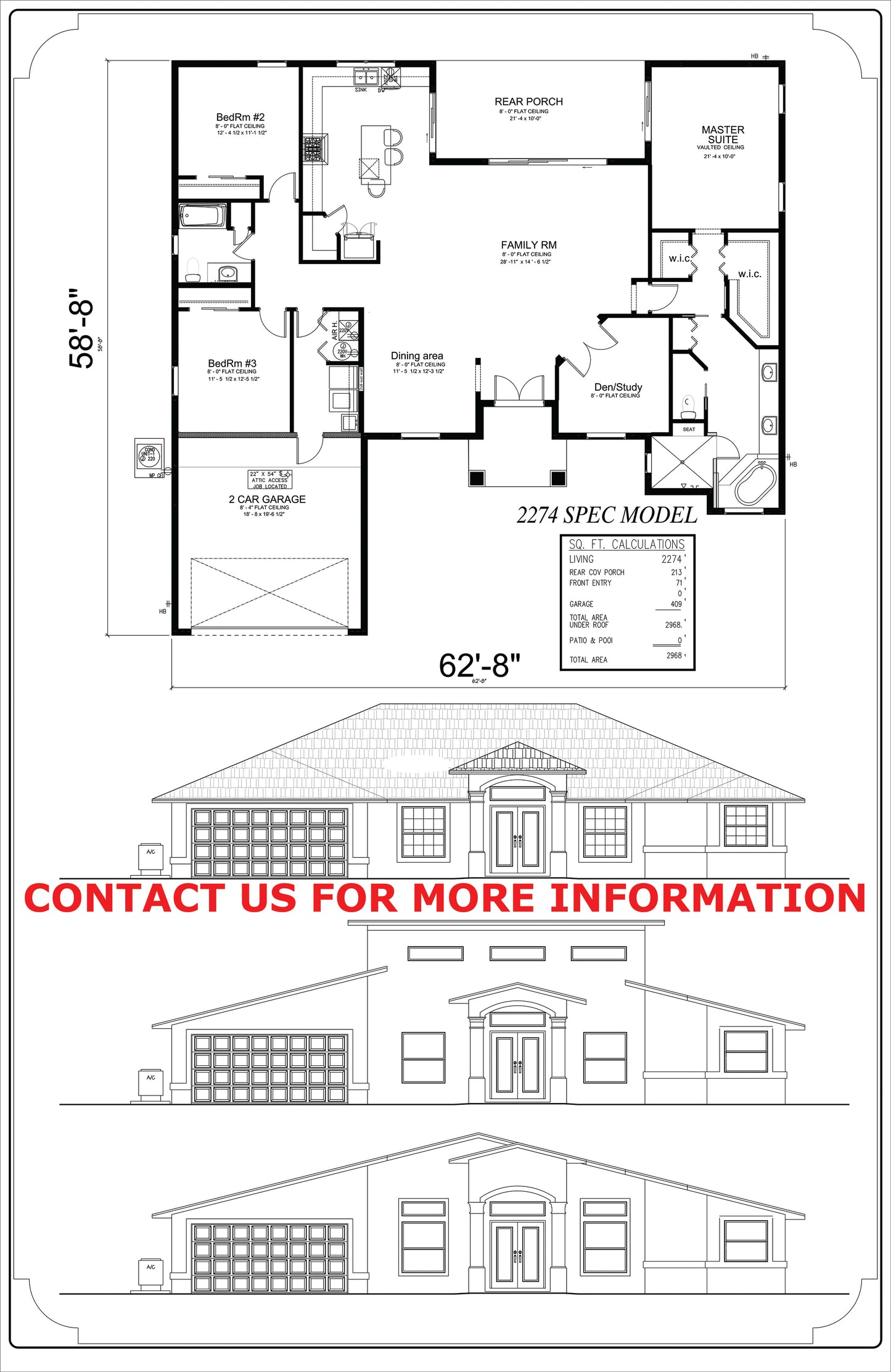 2274 Square Foot Spec