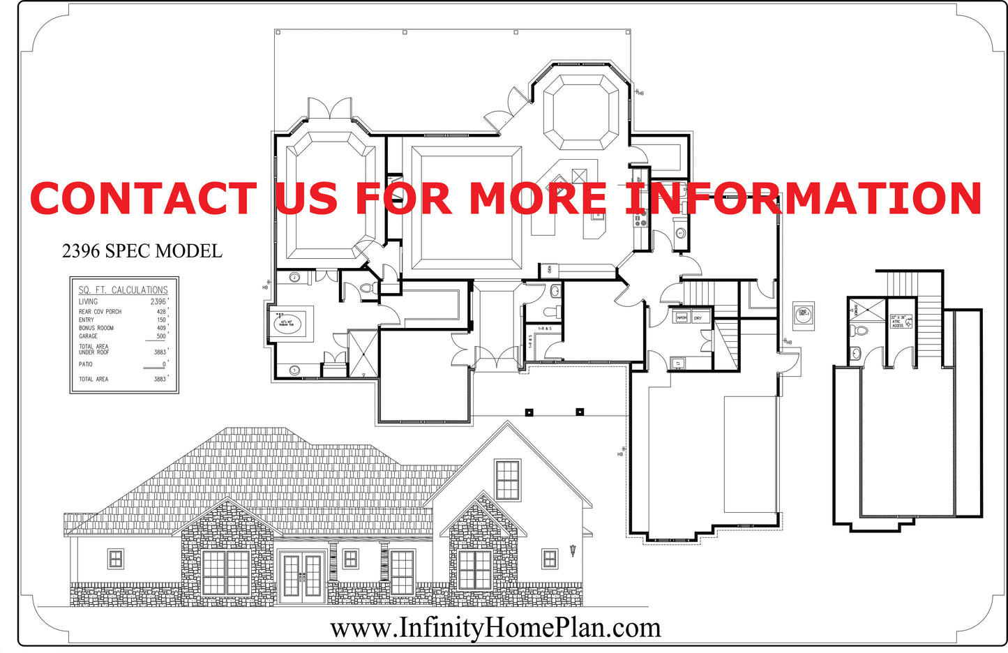 2396 Square Foot Spec