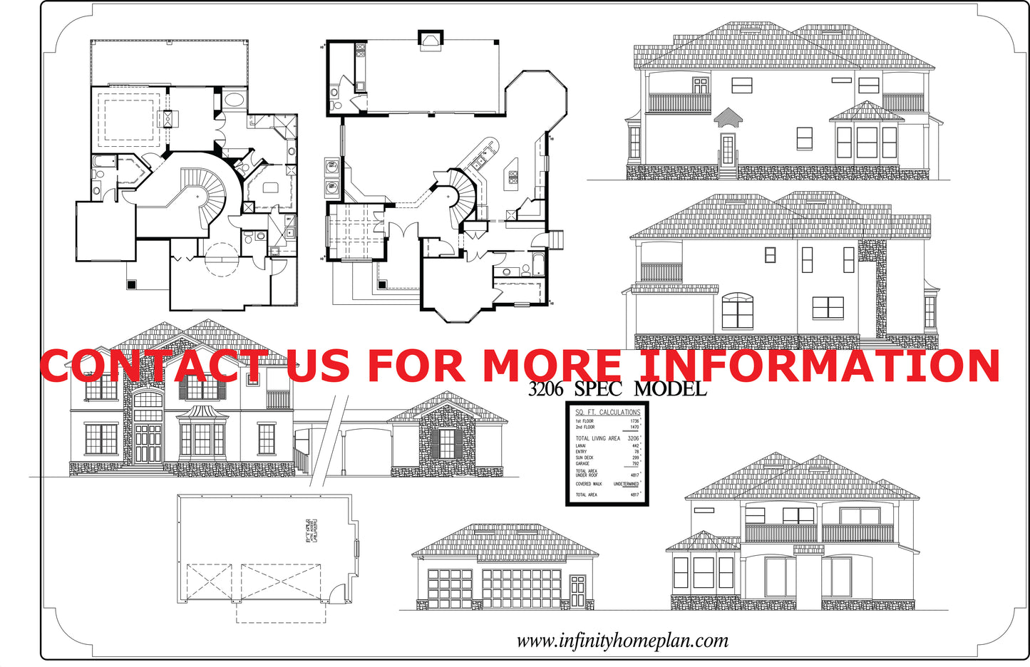 3206 Square Foot Spec