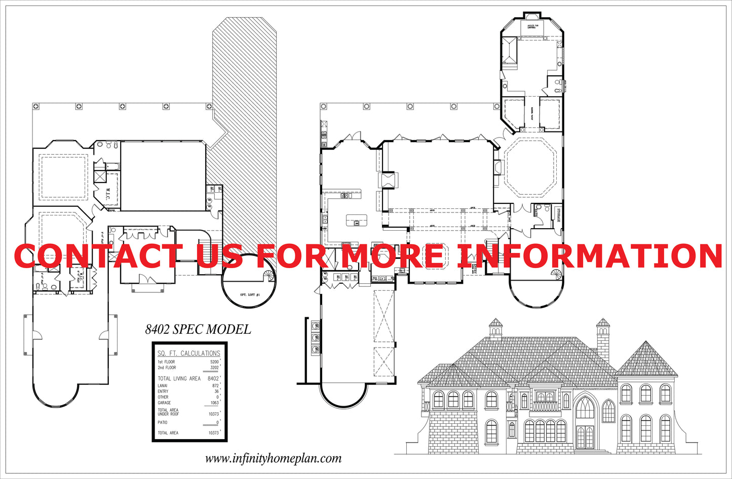 8402 Square Foot Spec