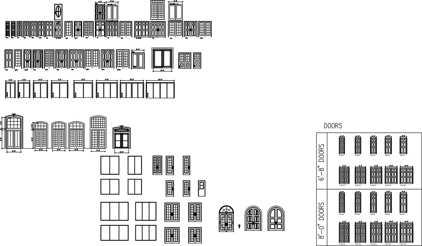 AutoCAD Door Details