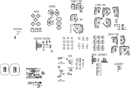 AutoCAD Funiture Details