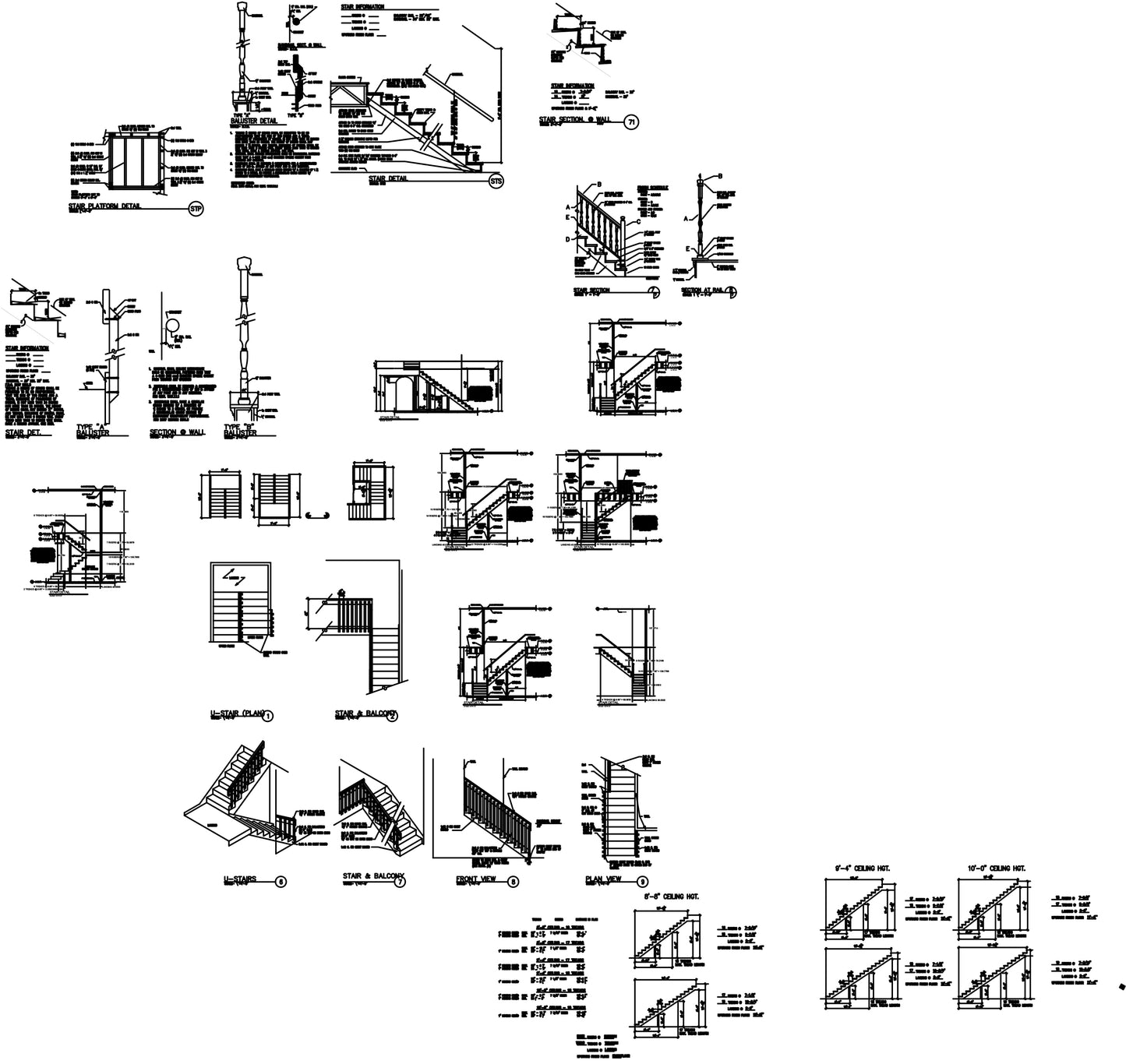 AutoCAD Stair Details
