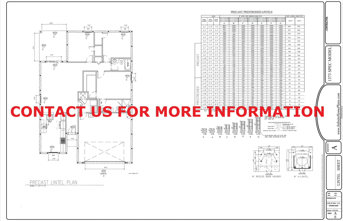 1373 Square Foot Spec