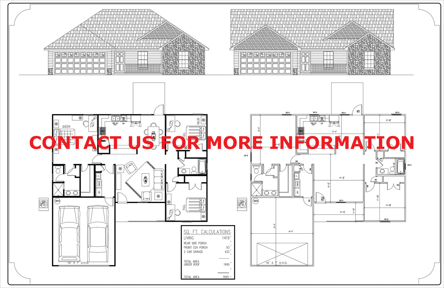 1419 Square Foot Spec