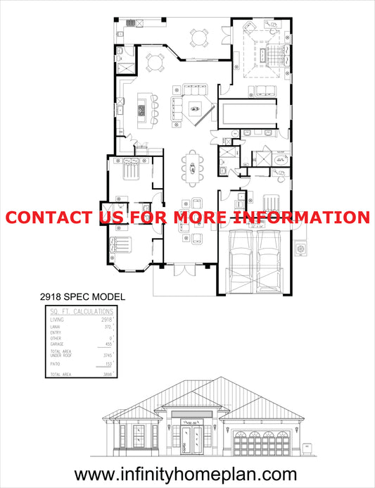 2918 Square Foot Spec