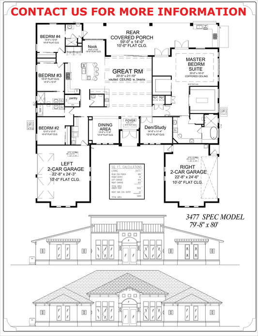 3477 Square Foot Spec