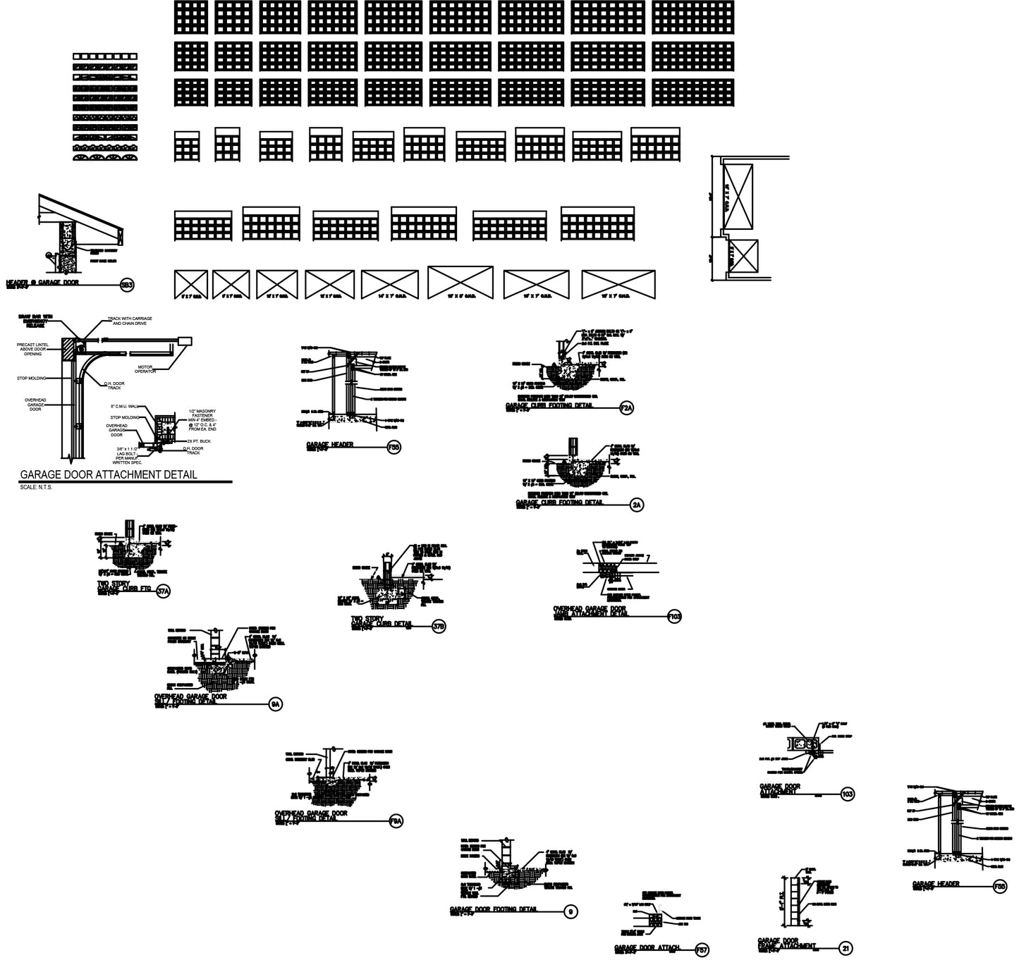 AutoCAD Garage Details