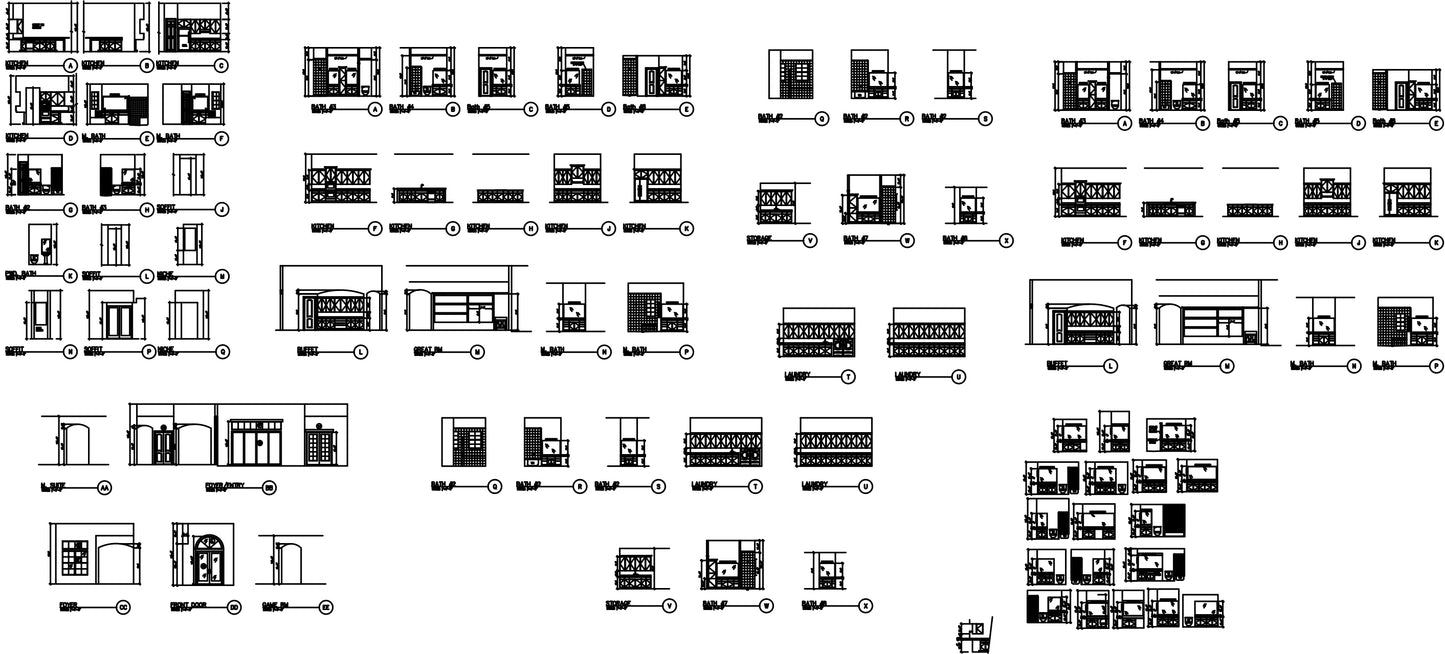 AutoCAD Kitchen Details