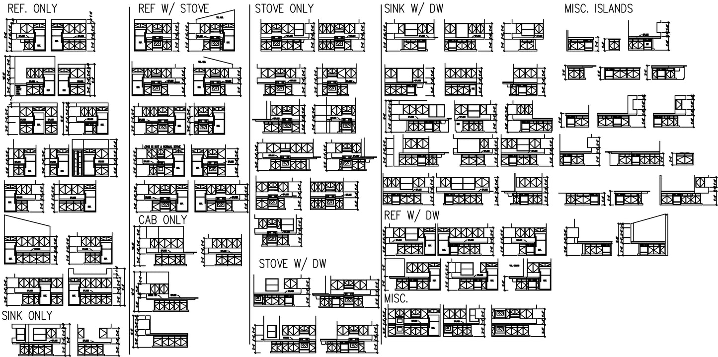 AutoCAD Kitchen Details